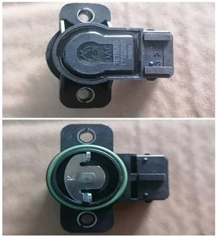 سنسور دریچه گاز پراید 405 زیمنس شاخک دار تتراد(120)