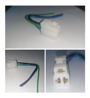 سوکت پراید موتور فن دو دور مادگی کبسون (S68)
